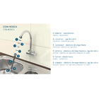 Extensor Plástico Para Torneira Com Arejador 14cm Blukit Crom