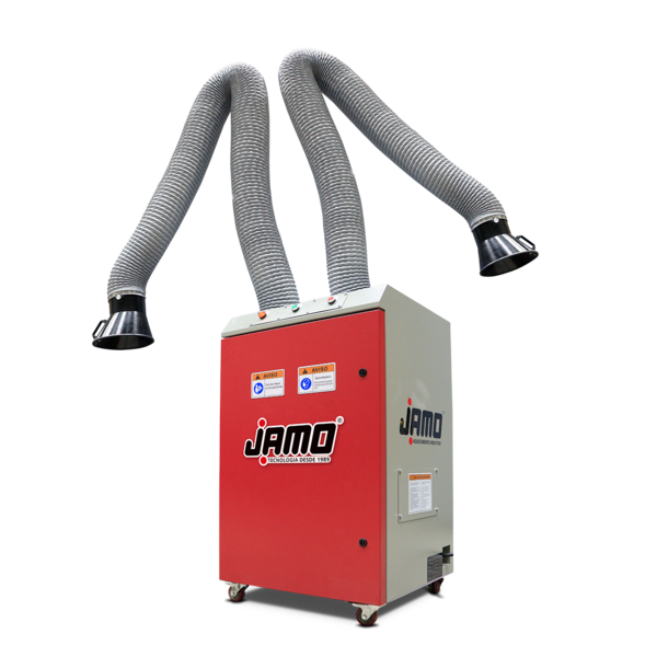 Extrator De Fumaça De Solda - Vazão 3000 M³/h 2 Braços De Suc