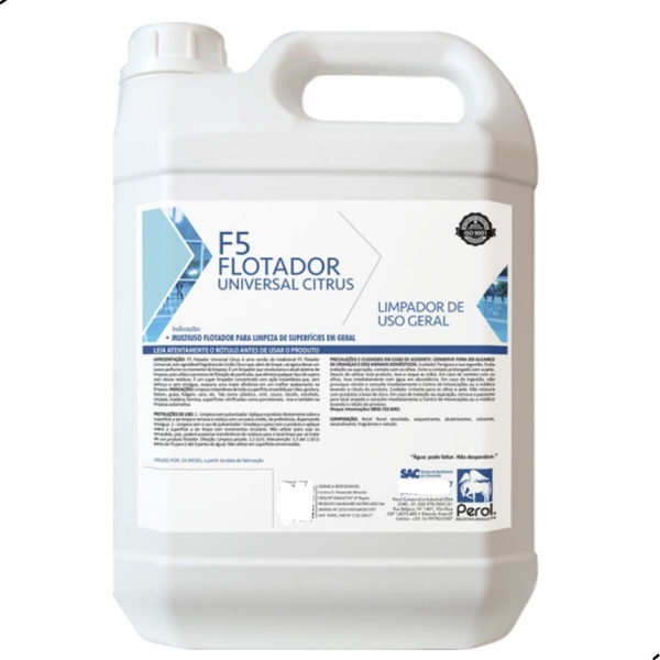 F5 Flotador Universal Citrus - Limpador Multiuso Para Limpeza