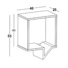 F.l. Prateleira Cartoon Quadrada Laca Marinho - 27236 Sun Hou