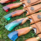 Faca Artesanal 10" Churrasco Aço Inox 420c Com Abridor De Gar