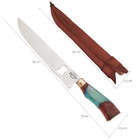 Faca Artesanal 10" Churrasco Aço Inox 420c Com Abridor De Gar