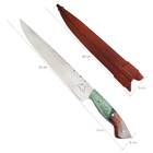 Faca Artesanal 10' Larga 4mm Cabo Híbrido Inox 420c Cirúrgico