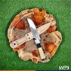 Faca Artesanal 7 Polegadas Em Aço Inox Militar Estilo Punhal