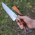 Faca Artesanal 8' Picanheira Inox 420 3mm Cabo Híbrido Cápsul