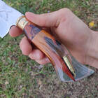 Faca Artesanal 8' Picanheira Inox 420 3mm Cabo Híbrido Cápsul