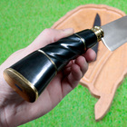 Faca Artesanal Aço Inox 9 Polegadas Cabo Chifre Curvado - Wp