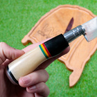 Faca Artesanal A?o Inox 5 Polegadas Cabo Osso Detalhe Rs