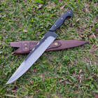 Faca Artesanal Churrasco Aço Cirúrgico Inox 420c Fulltang 10'