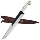 Faca Artesanal Churrasco Aço Cirúrgico Inox 420c Fulltang 10'