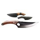 Faca Artesanal Damasco 6 28 Cm Aço Inox Acabamento Martelado