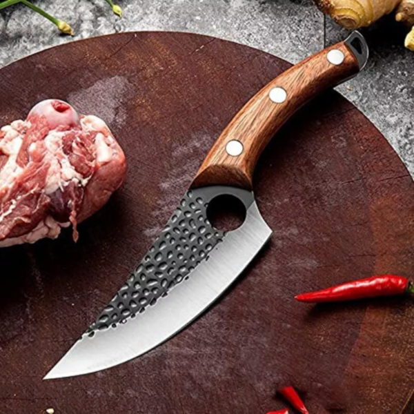 Faca Artesanal Damasco 6 28 Cm Churrasco Aderente Acabamento