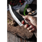 Faca Artesanal Damasco 6 28 Cm Resistente Acabamento Martelad