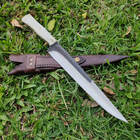 Faca Artesanal Em Aço Cirúrgico Inox 420c Gaúcha 10' Laminada