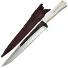 Faca Artesanal Em Aço Cirúrgico Inox 420c Gaúcha 10' Laminada