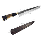 Faca Artesanal Gaúcha Churrasco 10' Aço Carbono 1070 Cabos Ún