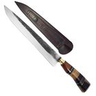 Faca Artesanal Gaúcha Churrasco 10' Aço Carbono 1070 Cabos Ún