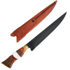 Faca Artesanal Gaúcha Churrasco 10' Aço Carbono 1070 Fosfatiz