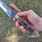 Faca Artesanal Javalizeira Churrasco Cabo Híbrido Trilheiro M