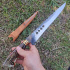 Faca Artesanal Javalizeira Churrasco Cabo Híbrido Trilheiro M