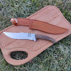 Faca Artesanal Jungle 9' Aço Inox 420c Monobloco 4mm Caça Jav