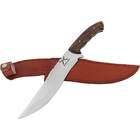 Faca Artesanal Jungle 9' Aço Inox 420c Monobloco 4mm Caça Jav