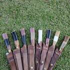 Faca Artesanal Para Churrasco Carne Em Aço Carbono Larga 10"