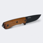 Faca Ax Borba Carb 5" Com Cabo Em Madeira E Bainha  - Preta -