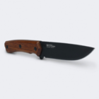 Faca Ax Borba Carb 5" Com Cabo Em Madeira E Bainha  - Preta -