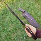 Faca Bushcraft Kukri Machete Zanline Artesanal 12' Facão Brut