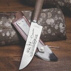 Faca Campeira 8 Lamina De Aco Inox E Cabo De Madeira Tramonti