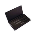 Faca Cerâmica 3 Peças Lamina Preta Cfc10 Faca Ceramica 3 Peça