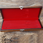 Faca Chaira E Garfo Para Churrasco Aço Inox Cabo Osso Chifre