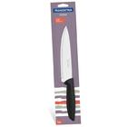 Faca Chef 8 Plenus Preto Lamina De Aco Inox E Cabo De Polipro