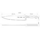 Faca Chef Century Com Lamina Em Aço Inox E Cabo Em Policarbon