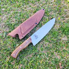 Faca Chef Profissional Faca Gaúcha Em Aço Inox Cozinha 8' Cab