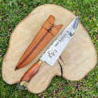 Faca Churrasco 9” Partial Tang Inox 420c Cabo Híbrido Madeira