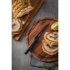 Faca Churrasco E Frutas Tramontina Nygma Inox Cabo Preto 5"