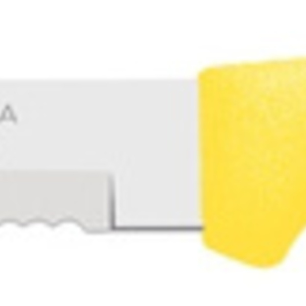 Faca Churrasco Inox 5 Polegadas Amarela Ipanema Unica U