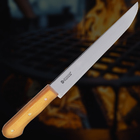 Faca Churrasco Peixeira Aço Carbono N 6 Cabo Em Madeira