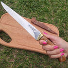 Faca Coqueiro Estreita Artesanal 3mm Full Tang 8 Aço Carbono