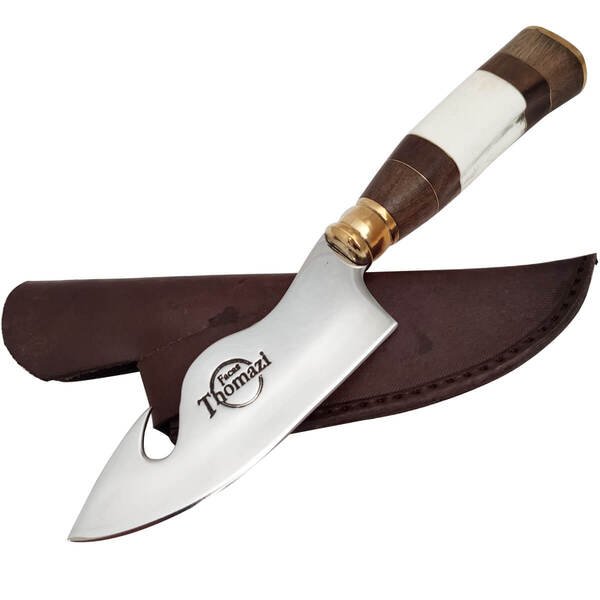 Faca Coreadeira Para Tirar Couro Aço Cirúrgico Inox 420c Cour