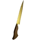 Faca De Churrasco Dourada G Novo Design Fineza