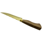 Faca De Churrasco Dourada P Novo Design Fineza