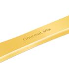 Faca De Mesa Elite Glamour Dourado 6 Peças Gourmet Mix