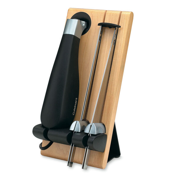 Faca elétrica em aço inox com suporte Cuisinart 127v CEK 40BR