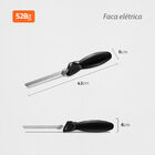 Faca Elétrica Mondial Preta Fa-01 - 127 Volts