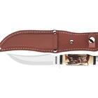 Faca Esporte 5 Outdoor Marrom Lamina De Aco Inox E Cabo De Ab