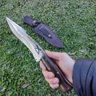 Faca Fighter Zanline Full Tang Artesanal 8' Faca De Luta Caça