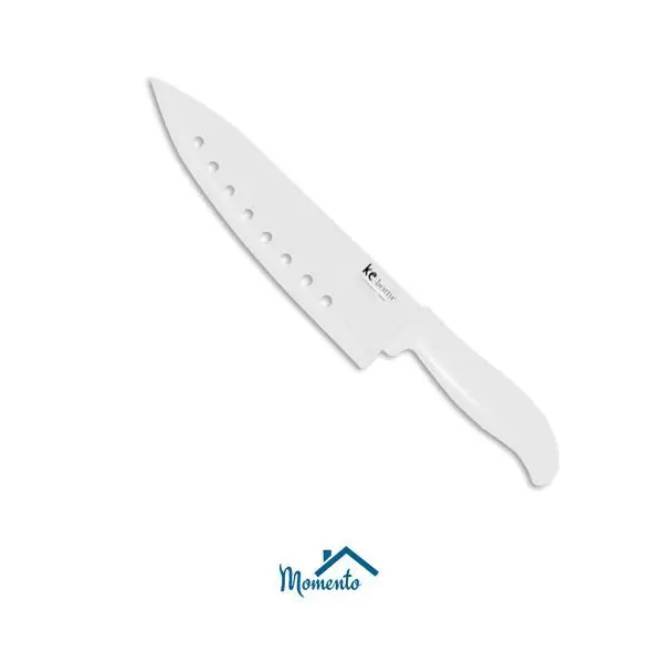 Faca Grande Colorida (branco, Vermelho E Preto) 32cm